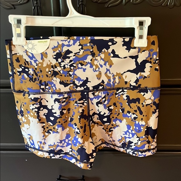 Aerie super shortie shorts with Abstract Pattern - Picture 2 of 3